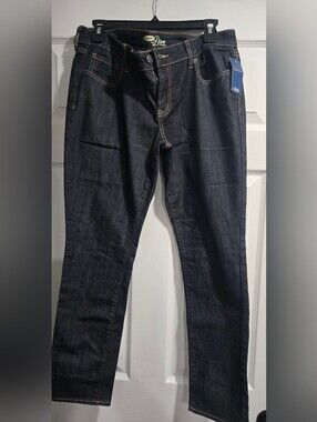 Old Navy Dark Indigo Straight Leg Jeans